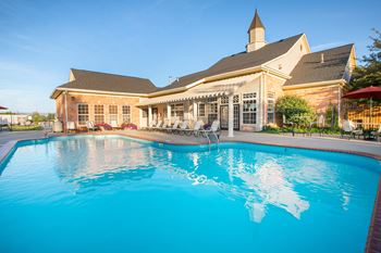 Crystal clear swimming pool